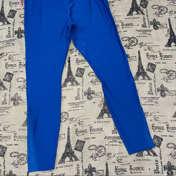 Juicy Couture NWT! Sport Moody Blue Mesh Inserts Essential Legging Size L - Picture 7 of 13